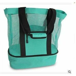 Soleil - Insulated Beach Bag Cool Ice Pack Picnic Lunch Bag Camping Green Soleil - Insulated Beach Bag Cool Ice Pack Picnic Lunch Bag Camping Green