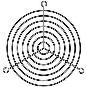 Vortice Brand Intake Inlet Protection Grille - Grey / Silver / Titanium - Centrifugal C Fan Vortice Brand Intake Inlet Protection Grille - Grey / Silver / Titanium - Centrifugal C Fan