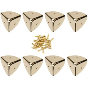 Tlily - Iron Corner Protectors Black Decor Box Edge Cover 39mm/1.53In Cabinet Safety Guards 8PCS,Light Gold Tlily - Iron Corner Protectors Black Decor Box Edge Cover 39mm/1.53In Cabinet Safety Guards 8PCS,Light Gold