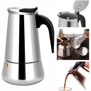 COOCHEER Italian coffee maker, 6, 9,12 Cups Stainless steel Moka coffee maker compatible with all types of heat sources - 300ml - 6 cups COOCHEER Italian coffee maker, 6, 9,12 Cups Stainless steel Moka coffee maker compatible with all types of heat sources - 300ml - 6 cups