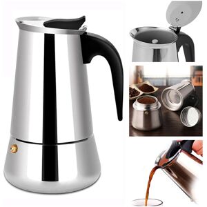 COOCHEER Italian coffee maker, 6, 9,12 Cups Stainless steel Moka coffee maker compatible with all types of heat sources - 450ml - 9 cups COOCHEER Italian coffee maker, 6, 9,12 Cups Stainless steel Moka coffee maker compatible with all types of heat sources - 450ml - 9 cups