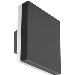 Italux Viano Black Outdoor Wall Lamp - 4000K, 12W, IP54 Italux Viano Black Outdoor Wall Lamp - 4000K, 12W, IP54