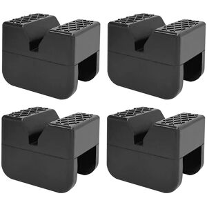 TLILY Jacks Stand Pads, Universal Rubber Pad Adapter, Rail Pinch Welds Protector, 4 Pack TLILY Jacks Stand Pads, Universal Rubber Pad Adapter, Rail Pinch Welds Protector, 4 Pack