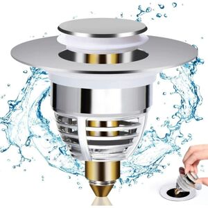 Mumu - Jalleria Universal Sink Drain Plug Pop Up Drain Plug with 2 Seals for Bathtub Kitchen Sink (Drain Hole 32-42mm) Mumu - Jalleria Universal Sink Drain Plug Pop Up Drain Plug with 2 Seals for Bathtub Kitchen Sink (Drain Hole 32-42mm)
