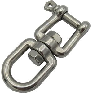 Securefix Direct - Jaw Eye Swivel Shackle Stainless Steel 13MM (Marine Boat Sailing Pin 3733KG) Securefix Direct - Jaw Eye Swivel Shackle Stainless Steel 13MM (Marine Boat Sailing Pin 3733KG)