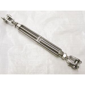 Securefix Direct - Jaw Jaw Turnbuckle Stainless Steel + Centre Bar M20 (Straining Screw Barrel Open Body Tensioner) Securefix Direct - Jaw Jaw Turnbuckle Stainless Steel + Centre Bar M20 (Straining Screw Barrel Open Body Tensioner)