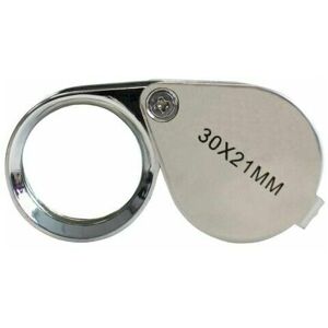 DEWDAT Jeweler Loupe - 30x21mm Glass Magnifying Loupe for Jewelery Antique Eyepiece Lens - 30X Pocket Loupe - Foldable Glass - Botanist Loupe DEWDAT Jeweler Loupe - 30x21mm Glass Magnifying Loupe for Jewelery Antique Eyepiece Lens - 30X Pocket Loupe - Foldable Glass - Botanist Loupe