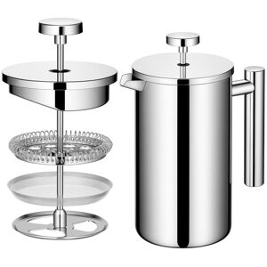 KINGSAID JF HOME BLIS 650Ml/4Cup Stainless Steel French Press, Double Walled Insulated French Press with Silver Color, Stainless Steel Plunger Coffee Maker 3 KINGSAID JF HOME BLIS 650Ml/4Cup Stainless Steel French Press, Double Walled Insulated French Press with Silver Color, Stainless Steel Plunger Coffee Maker 3