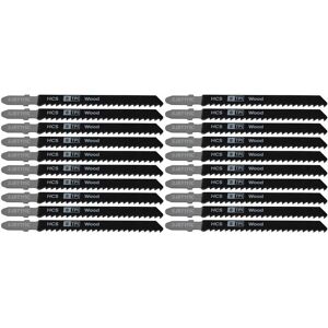 UFIXT Jigsaw Blade for General Wood 100mm 8tpi Pack of 20 UFIXT Jigsaw Blade for General Wood 100mm 8tpi Pack of 20