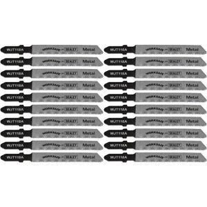 UFIXT Jigsaw Blade for Metal 55mm 21tpi Pack of 20 UFIXT Jigsaw Blade for Metal 55mm 21tpi Pack of 20