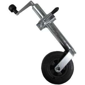 Securefix Direct - Jockey Wheel with Clamp 48MM (Plastic Rim Trailer Guide Caravan Rubber Heavy Duty) Securefix Direct - Jockey Wheel with Clamp 48MM (Plastic Rim Trailer Guide Caravan Rubber Heavy Duty)