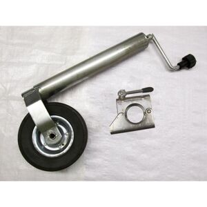 Securefix Direct - Jockey Wheel with Clamp 60MM (Metal Rim Guide Trailer Caravan Heavy Duty Rubber) Securefix Direct - Jockey Wheel with Clamp 60MM (Metal Rim Guide Trailer Caravan Heavy Duty Rubber)