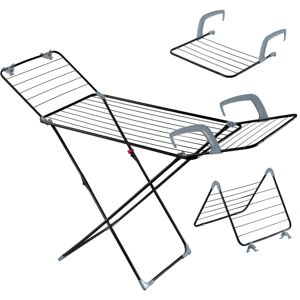 KADAX 3-in-1 Clothes Airer, Freestanding Dryer with Wheels, 18m² Drying Area, White KADAX 3-in-1 Clothes Airer, Freestanding Dryer with Wheels, 18m² Drying Area, White