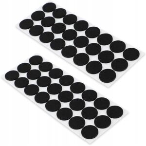 KADAX 48x Felt Glides for Furniture and Chairs, Self-Adhesive Set, Thick KADAX 48x Felt Glides for Furniture and Chairs, Self-Adhesive Set, Thick
