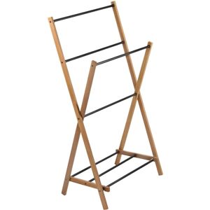 KADAX Bathroom Towel Rail, Clothes Hanger, Black, Loft Steel, Wood for Home Use. Assembly KADAX Bathroom Towel Rail, Clothes Hanger, Black, Loft Steel, Wood for Home Use. Assembly