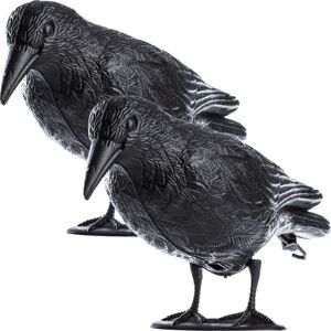 KADAX Black Raven, pigeon deterrent and pigeon scarer made of plastic, bird deterrent KADAX Black Raven, pigeon deterrent and pigeon scarer made of plastic, bird deterrent
