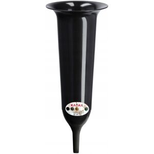 KADAX grave vase, flower vase, plastic vase, 12 cm, with ground spike, black KADAX grave vase, flower vase, plastic vase, 12 cm, with ground spike, black