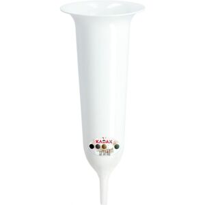 KADAX grave vase, flower vase, plastic vase, 13.5 cm, with ground spike, white KADAX grave vase, flower vase, plastic vase, 13.5 cm, with ground spike, white
