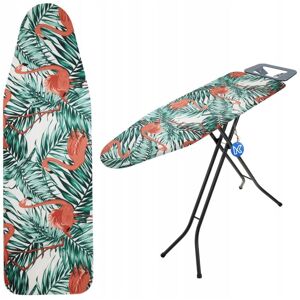 KADAX ironing board cover, extendable support, flamingos, 132 x 48 cm KADAX ironing board cover, extendable support, flamingos, 132 x 48 cm