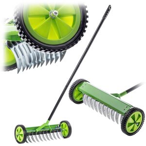KADAX manual, single-sided lawn scarifier on wheels, for lawns, 140 x 48 cm, green KADAX manual, single-sided lawn scarifier on wheels, for lawns, 140 x 48 cm, green