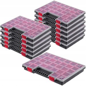 KADAX Organizer, Plastic Tool Box, 40 x 30 cm, 12 Pieces KADAX Organizer, Plastic Tool Box, 40 x 30 cm, 12 Pieces