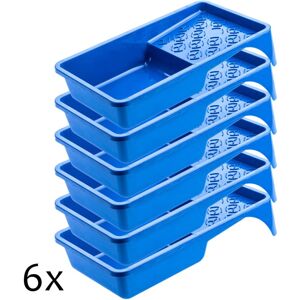 KADAX Paint Tray, Plastic Paint Tray, Painter's Painting Tray, 6 Pieces, Blue KADAX Paint Tray, Plastic Paint Tray, Painter's Painting Tray, 6 Pieces, Blue