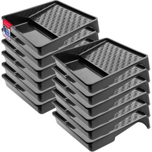 KADAX paint tray, varnish tray, paint bowl made of plastic, 12, black KADAX paint tray, varnish tray, paint bowl made of plastic, 12, black