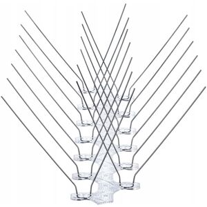 KADAX pigeon deterrent, stainless steel pigeon spikes, 33 x 10.5 cm, 9 pieces KADAX pigeon deterrent, stainless steel pigeon spikes, 33 x 10.5 cm, 9 pieces