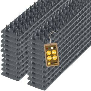 KADAX Pigeon Spikes, Plastic Bird Repellent, Grey, 20 Pieces KADAX Pigeon Spikes, Plastic Bird Repellent, Grey, 20 Pieces