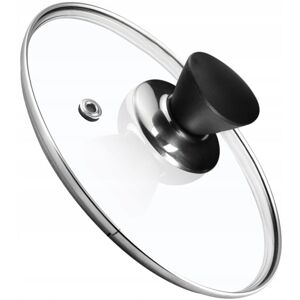 KADAX Pot Lid, Universal Glass Lid with Matte Black Handle, Lid, 18 cm KADAX Pot Lid, Universal Glass Lid with Matte Black Handle, Lid, 18 cm