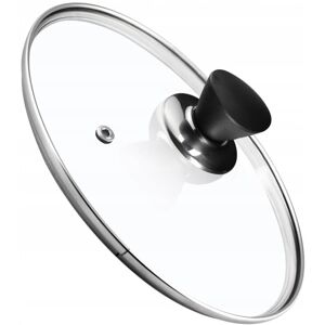 KADAX Pot Lid, Universal Glass Lid with Matte Black Handle, Lid, 30 cm KADAX Pot Lid, Universal Glass Lid with Matte Black Handle, Lid, 30 cm