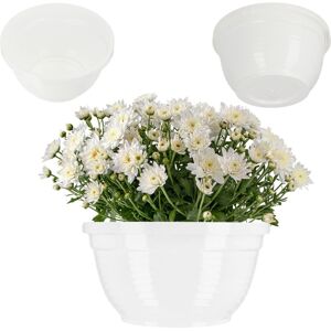 KADAX Round Plastic Flower Pot - Weatherproof - For Outdoor Use - Lightweight Grave Pot for KADAX Round Plastic Flower Pot - Weatherproof - For Outdoor Use - Lightweight Grave Pot for