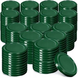 KADAX screw caps, 82 mm diameter, twist-off metal lids, 200 pieces, green KADAX screw caps, 82 mm diameter, twist-off metal lids, 200 pieces, green