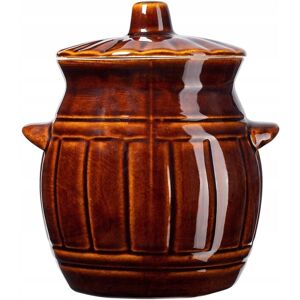 KADAX stoneware pot with lid, ceramic fermentation pot, pickling pot for cucumbers, 1.2L KADAX stoneware pot with lid, ceramic fermentation pot, pickling pot for cucumbers, 1.2L