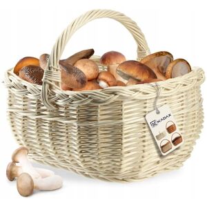 KADAX wicker basket for mushrooms, oval shopping basket KADAX wicker basket for mushrooms, oval shopping basket