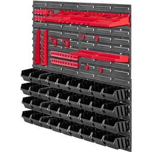 KADAX Workshop Wall Shelf, Workshop Shelf for Garage, Black, 59 Pieces, 78x78 cm KADAX Workshop Wall Shelf, Workshop Shelf for Garage, Black, 59 Pieces, 78x78 cm