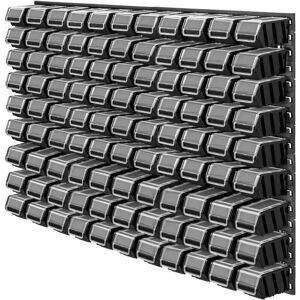 KADAX Workshop Wall Shelf, Workshop Shelf for Garage, Black, 99 Pieces, 117x78 cm KADAX Workshop Wall Shelf, Workshop Shelf for Garage, Black, 99 Pieces, 117x78 cm