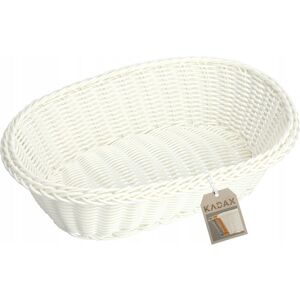 KADAX Woven Basket, Bread Basket, Fruit Basket, Cream, Oval KADAX Woven Basket, Bread Basket, Fruit Basket, Cream, Oval