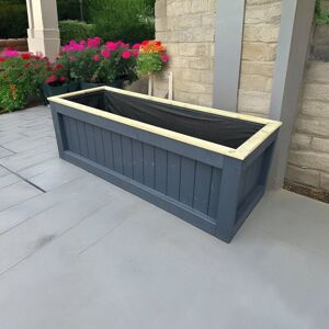 Kent Garden Planter (Painted Planter - Choice of Colours Available) - Pressure Treated Wood - L90 x W60 x H60 cm Kent Garden Planter (Painted Planter - Choice of Colours Available) - Pressure Treated Wood - L90 x W60 x H60 cm