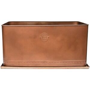 Kew Regency Outdoor Planter - Metal - L34 x W62 x H30 cm - Copper Kew Regency Outdoor Planter - Metal - L34 x W62 x H30 cm - Copper