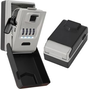 WOIYIC Key Box with Code & Lighting – Aluminium Alloy Secure Wall Key Box, Waterproof & Weatherproof – Outdoor Security Key Box for Home, Garage & Office WOIYIC Key Box with Code & Lighting – Aluminium Alloy Secure Wall Key Box, Waterproof & Weatherproof – Outdoor Security Key Box for Home, Garage & Office