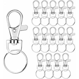 YMYNY Key Hooks, Carabiner Keychain, Key Chain Accessories, Lobster Clasps, Swivel Snap Hooks, Metal Swivel Keychain, DIY Jewelry Lanyard Accessories MUMU YMYNY Key Hooks, Carabiner Keychain, Key Chain Accessories, Lobster Clasps, Swivel Snap Hooks, Metal Swivel Keychain, DIY Jewelry Lanyard Accessories MUMU