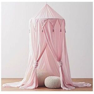 Hoopzi - Kids Canopy Baby Canopy Bed Chiffon Baby Crib Decorative Baby Mosquito Net Walk-in Closet Indoor Outdoor Play Reading Room (Pink) Hoopzi - Kids Canopy Baby Canopy Bed Chiffon Baby Crib Decorative Baby Mosquito Net Walk-in Closet Indoor Outdoor Play Reading Room (Pink)