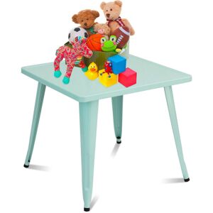 Costway - Kids Table and Chairs Set Steel Children Activity Table with Stackable Chairs Costway - Kids Table and Chairs Set Steel Children Activity Table with Stackable Chairs