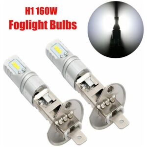 Readcly - Kit 2x 160W H1 led Anti Fog Lights Lamp drl White Bulbs 1600LM 6500K Readcly - Kit 2x 160W H1 led Anti Fog Lights Lamp drl White Bulbs 1600LM 6500K
