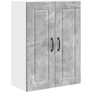 Kitchen Cabinet Concrete Grey 60 x 31 x 80 cm Engineered Wood vidaXL Kitchen Cabinet Concrete Grey 60 x 31 x 80 cm Engineered Wood vidaXL