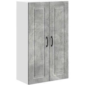 Kitchen Cabinet Concrete Grey 60 x 31 x 100 cm Engineered Wood vidaXL Kitchen Cabinet Concrete Grey 60 x 31 x 100 cm Engineered Wood vidaXL