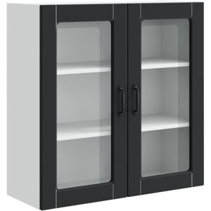 Kitchen Cabinet with Door Black 80 x 31 x 80 cm Engineered Wood vidaXL Kitchen Cabinet with Door Black 80 x 31 x 80 cm Engineered Wood vidaXL
