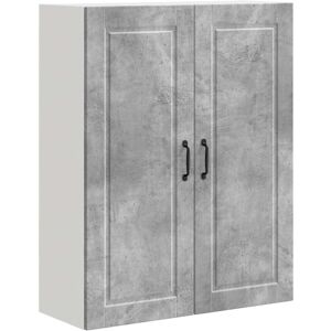 Kitchen Cabinet Concrete Grey 80 x 31 x 100 cm Engineered Wood vidaXL Kitchen Cabinet Concrete Grey 80 x 31 x 100 cm Engineered Wood vidaXL