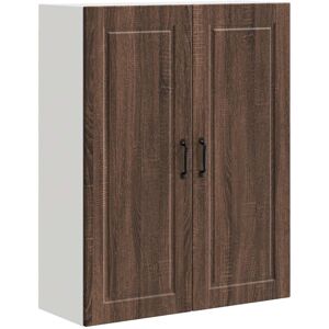 Kitchen Cabinet Brown Oak 80 x 31 x 100 cm Engineered Wood vidaXL Kitchen Cabinet Brown Oak 80 x 31 x 100 cm Engineered Wood vidaXL